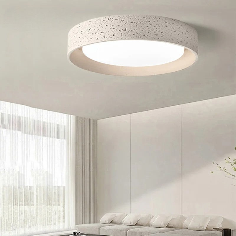 Vintage retro cream ceiling light