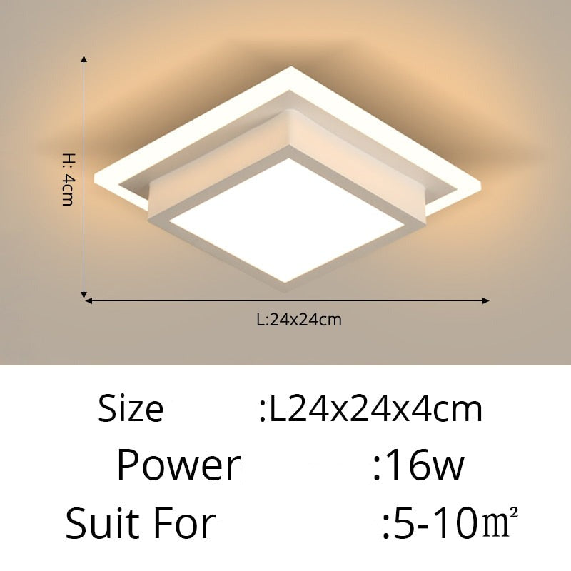 Luxuriöse moderne Led-Deckenleuchte