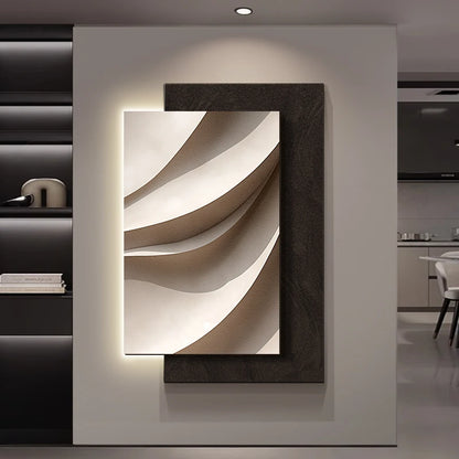 Geometrische 3D-design wandlamp voor aan de muur