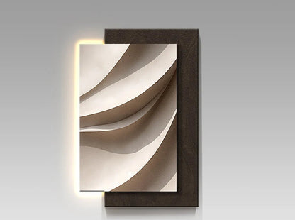 Geometrische 3D-design wandlamp voor aan de muur