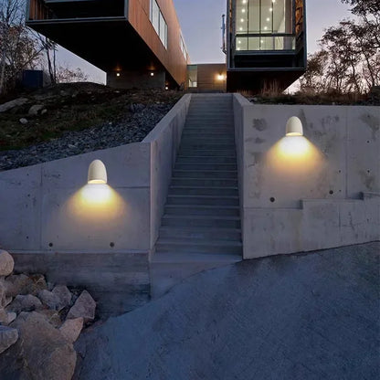 Lampe murale d'extérieur en ciment, résistante à l'eau, pour terrasse
