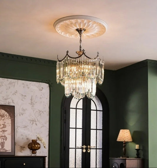 Antique style pendant light for bedroom