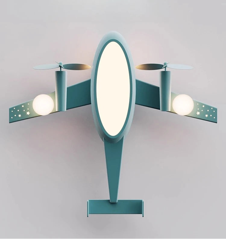 Kids airplane ceiling light for children bedroom