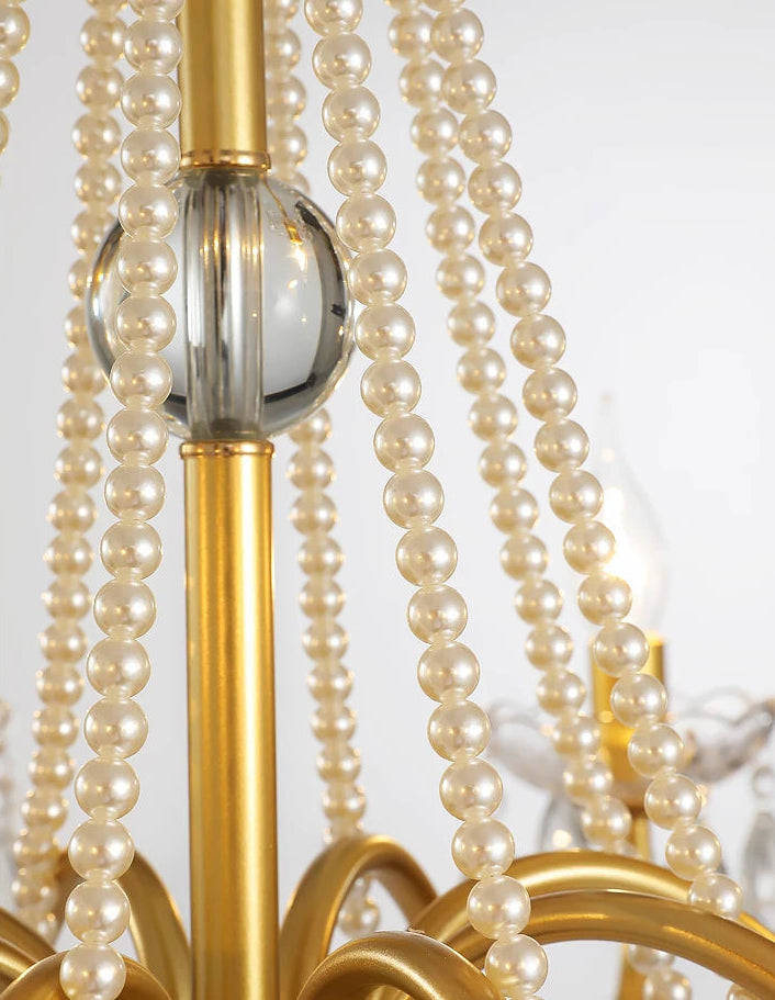 Classic crystal candle ceiling light