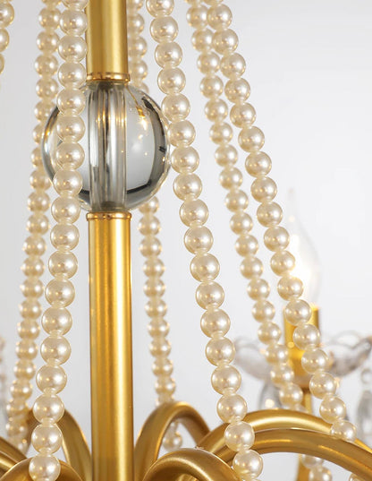 Classic crystal candle ceiling light