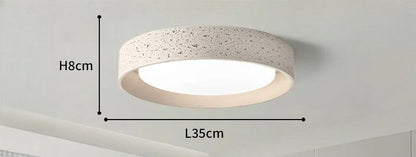 Vintage retro cream ceiling light