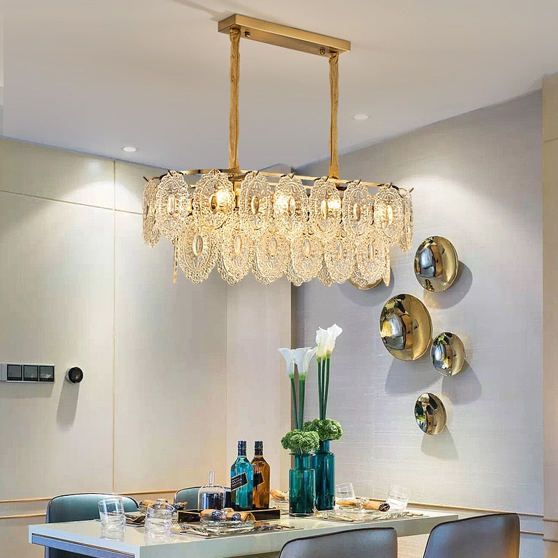 Crystal Contemporary Chandelier