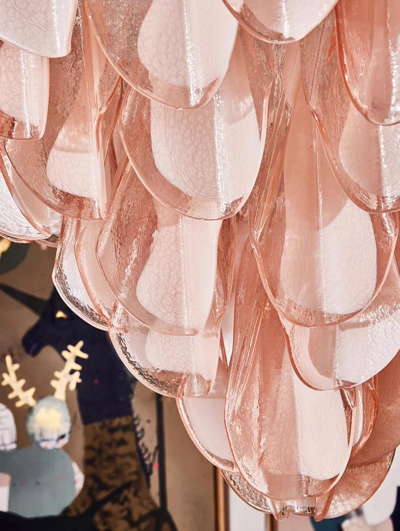 Königlicher Kristall-Blütenblatt-Kronleuchter