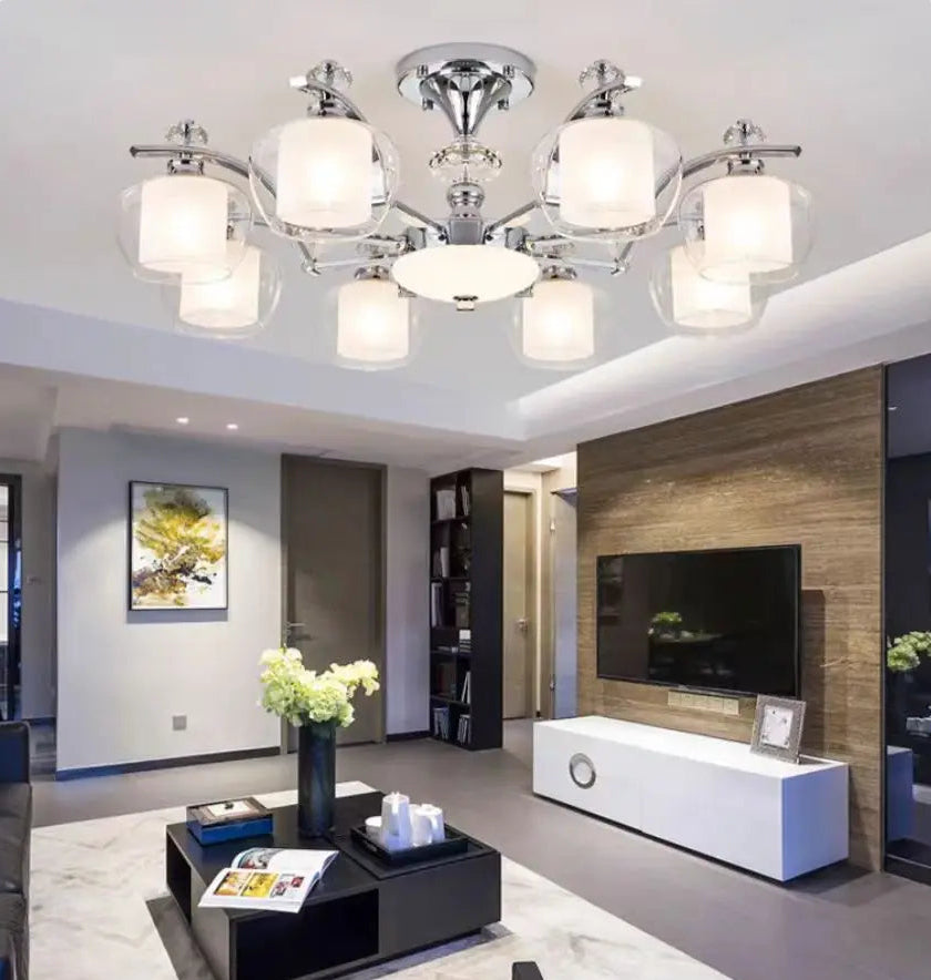 Moderne LED-kroonluchter voor eettafel en studeerkamer