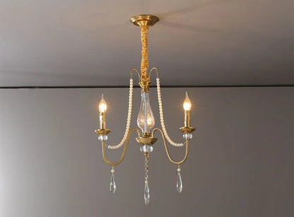 Lustre de hall d'entrée en cristal K9 e14