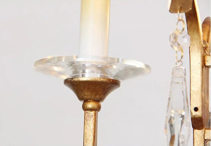 Grande gold country chandelier