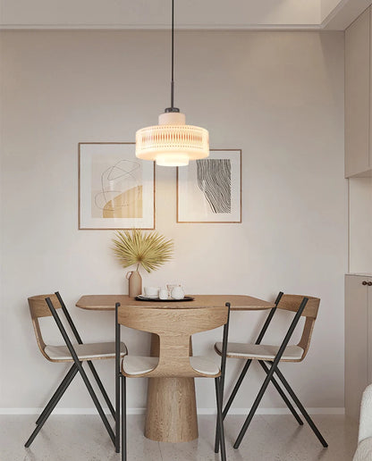 Suspension en verre blanc pour chambre à coucher et bar