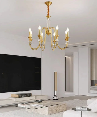 Boerderij kaarsen kroonluchter