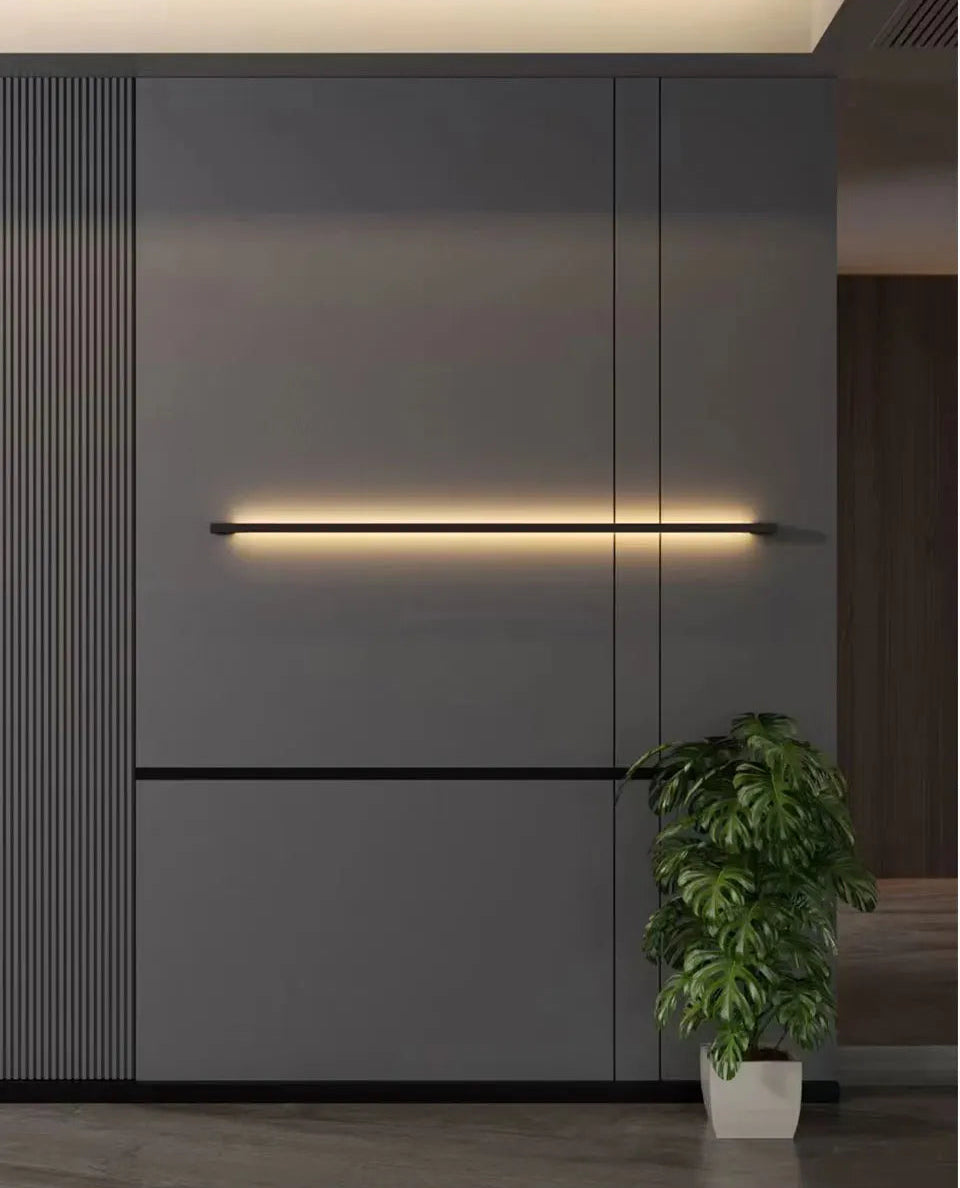 Minimalistische LED-wandlamp