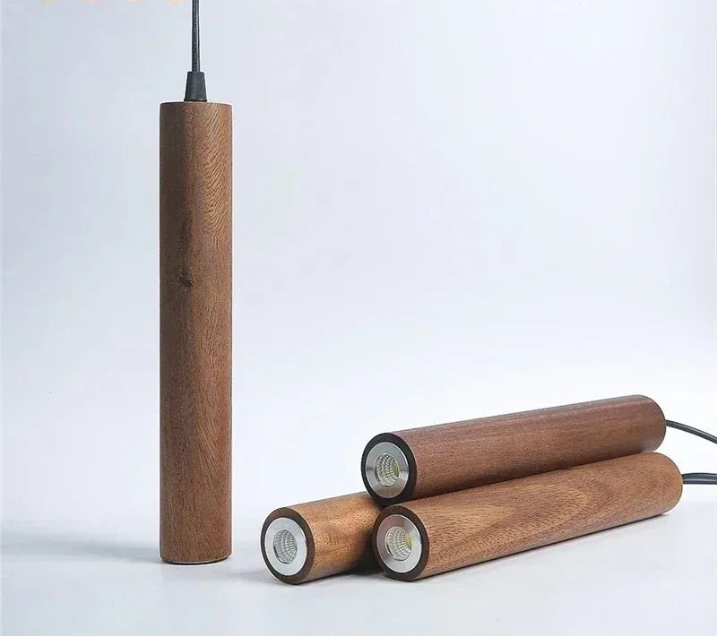 Minimalistische houten Scandinavische hanglamp