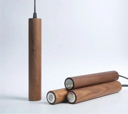Minimalistische houten Scandinavische hanglamp