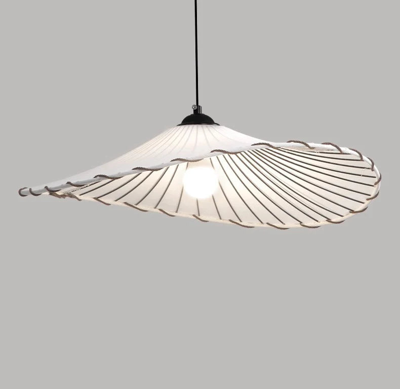 Katoenen linnen hanglamp voor de eetkamer