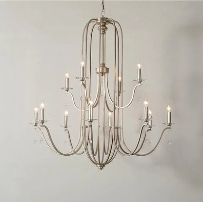 Duplex villa crystal chandelier