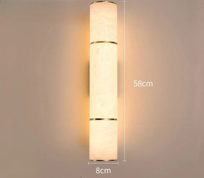 Luxe marmeren wandlamp