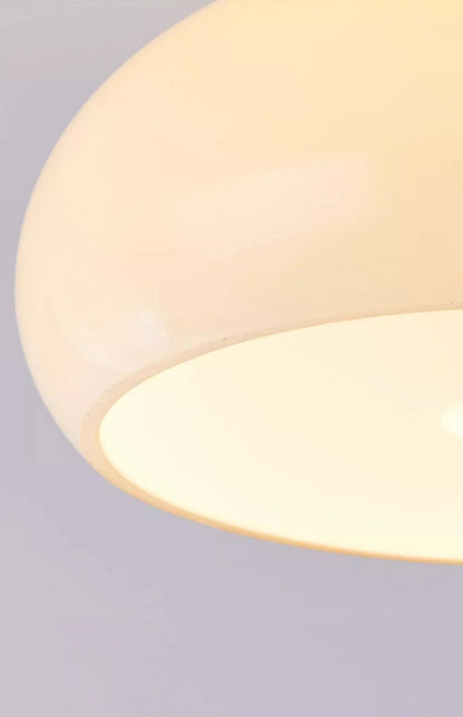 Walnut ceiling light wabi sabi for hallway