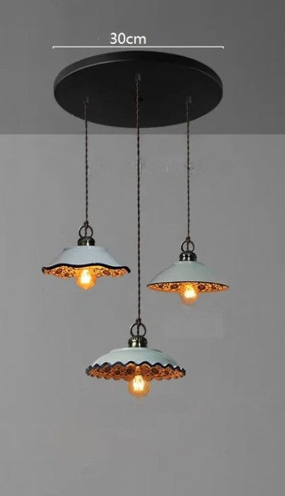 LUXELY modern simple ceramic LED pendant lamp