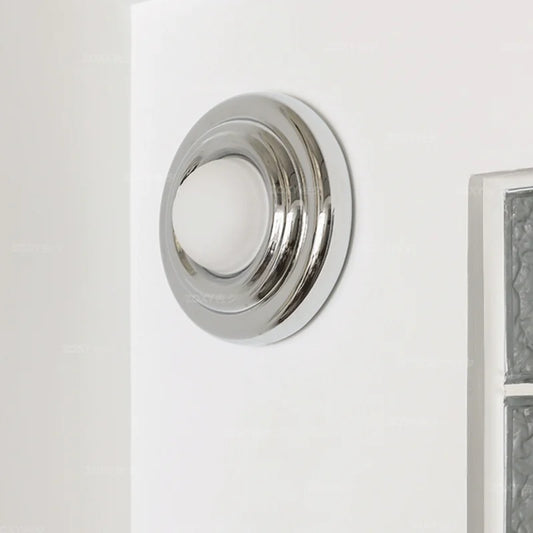 Chrome minimalist modern wall lamp