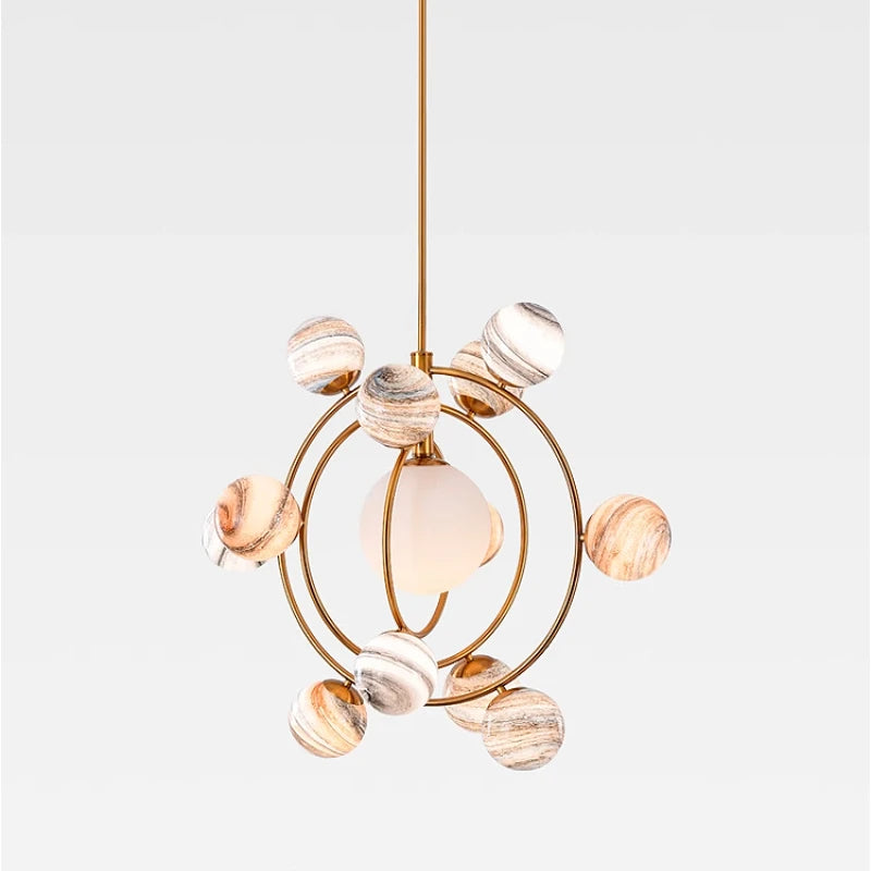 Cosmic loft statement chandelier