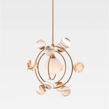 Cosmic loft statement chandelier