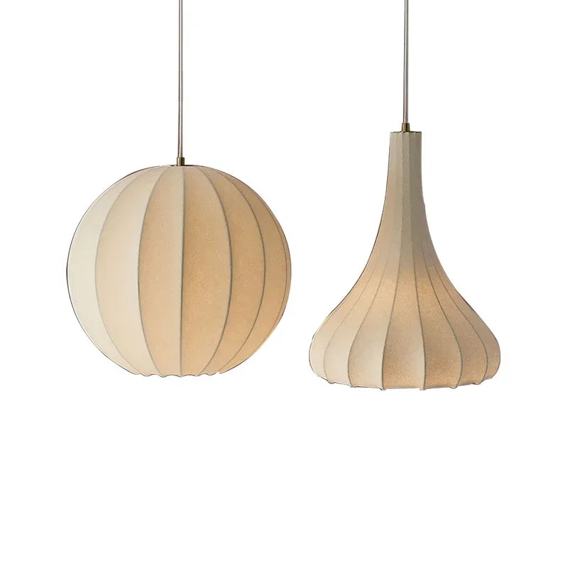 Wabi sabi nordic zijden hanglamp