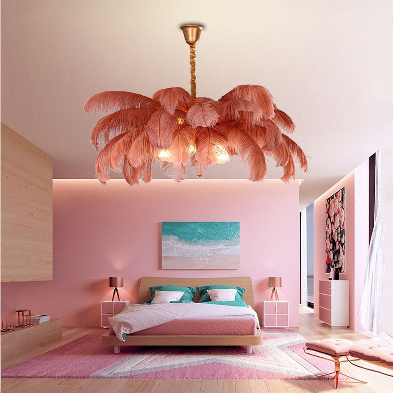 Feather Ceiling Light