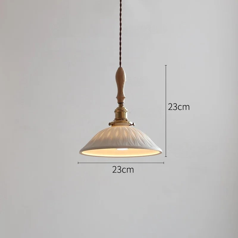 Butterfly keramische koperen LED-hanglamp voor de slaapkamer