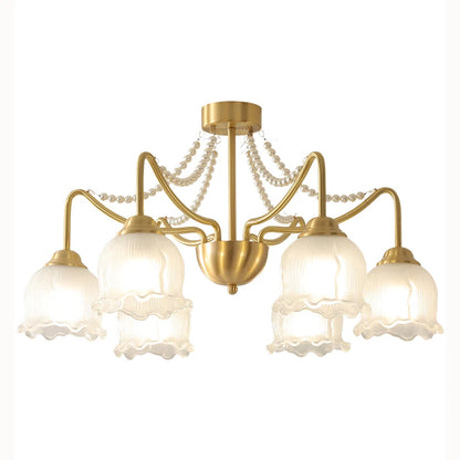 American modern design copper chandelier