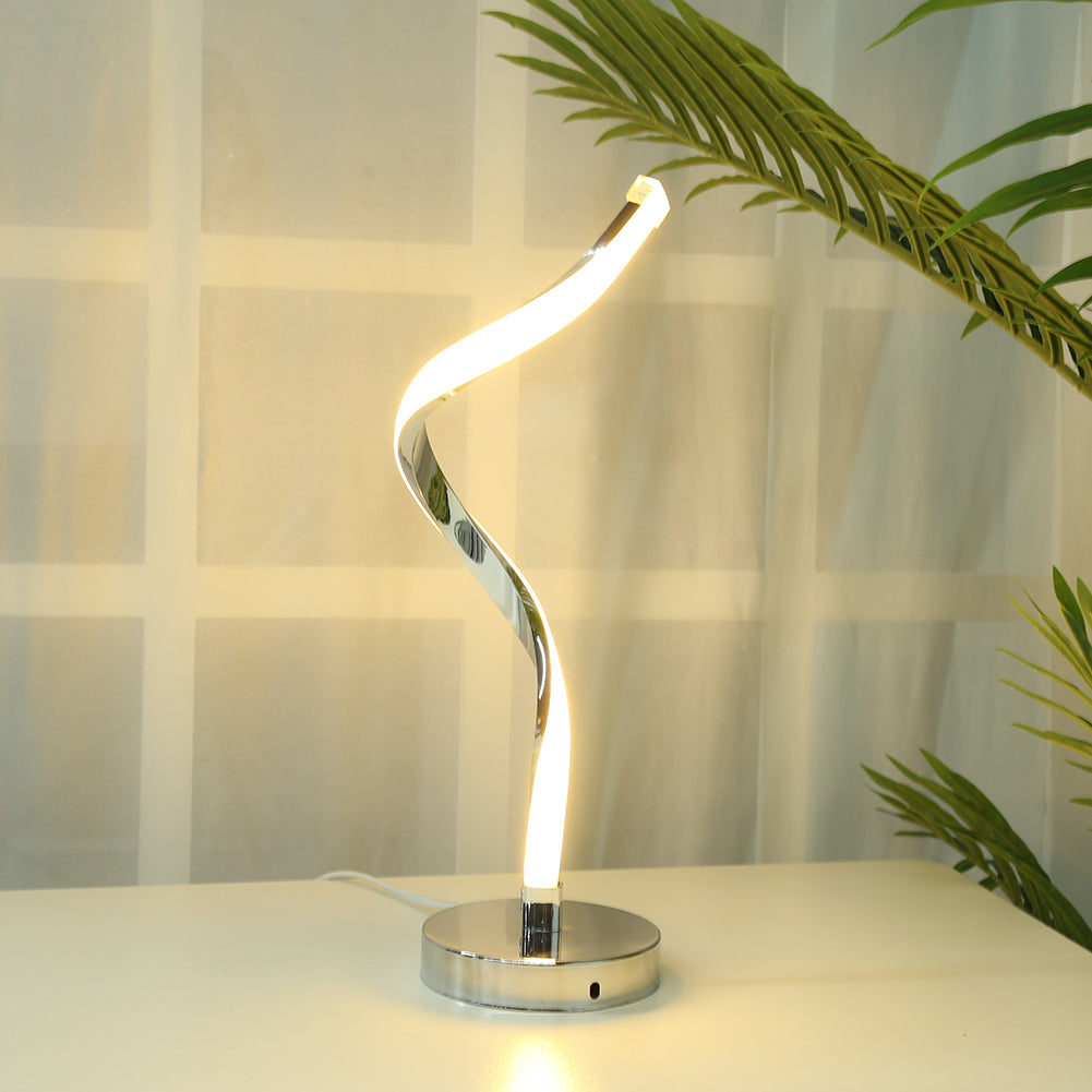 LED Lighting Desk Lamp Spiral Shape for bedroom