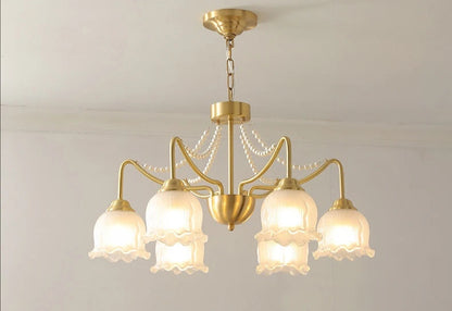 American modern design copper chandelier