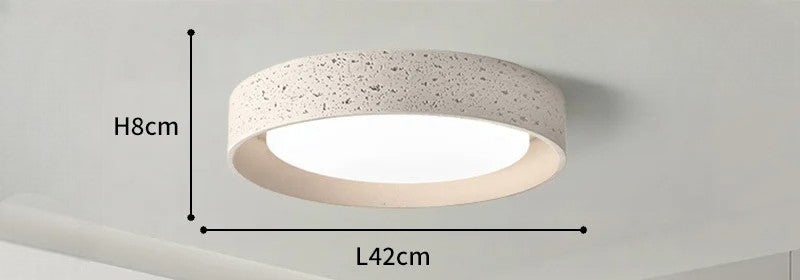 Vintage retro cream ceiling light