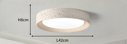 Vintage retro cream ceiling light