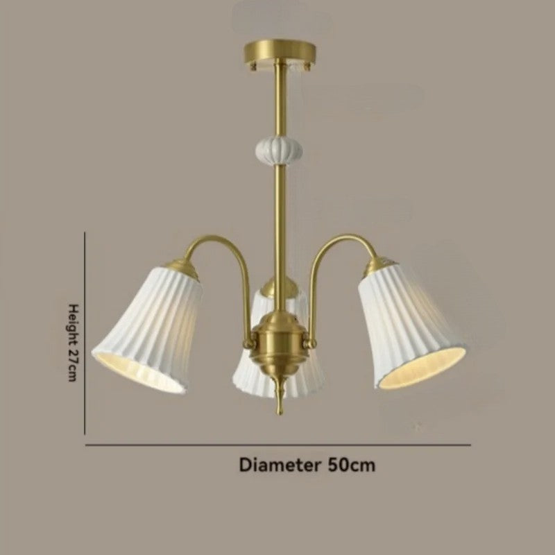 Porcelain studio ceiling light