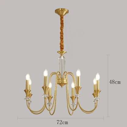 Boerderij kaarsen kroonluchter