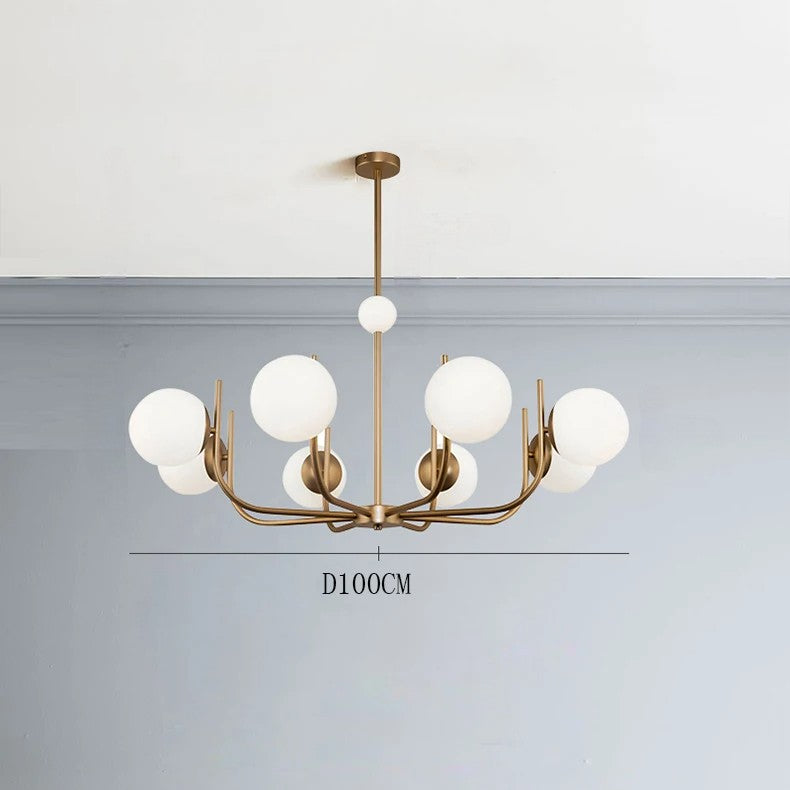 Suspension LED contemporaine