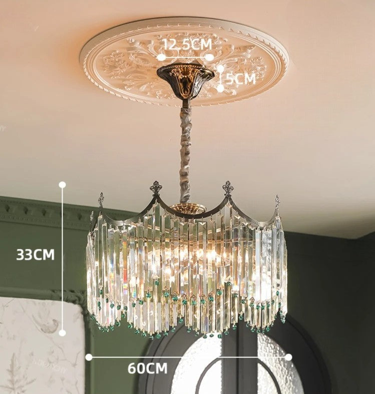Antique style pendant light for bedroom