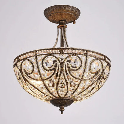 Halb bündige Kristall-Deckenleuchte