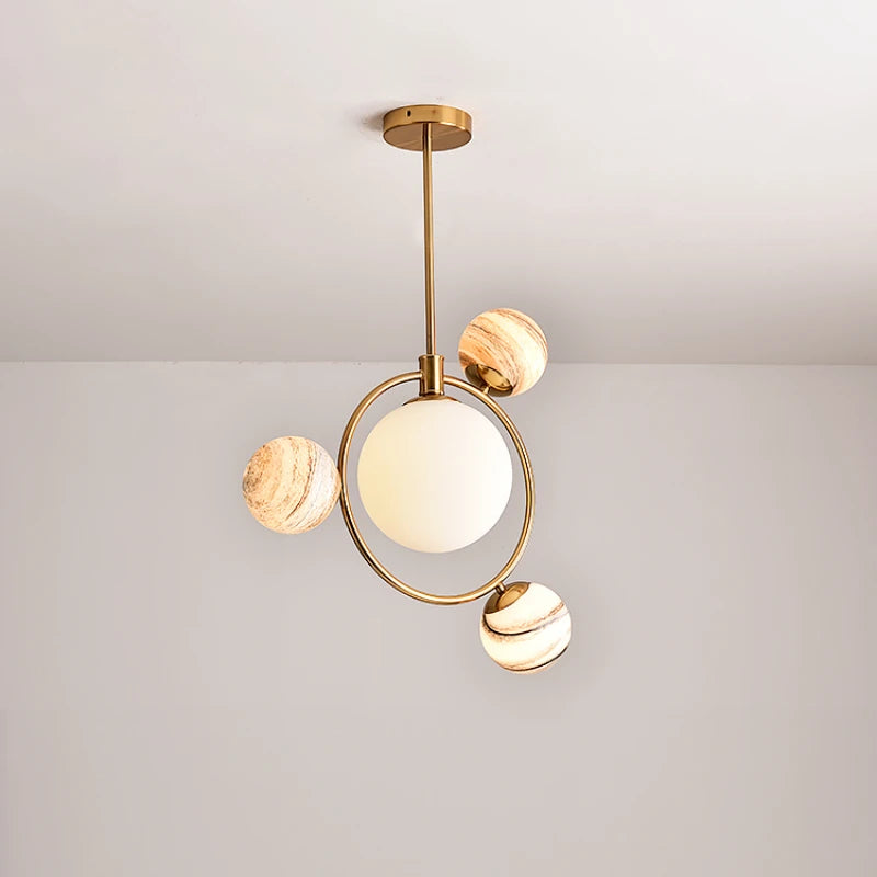 Cosmic loft statement chandelier