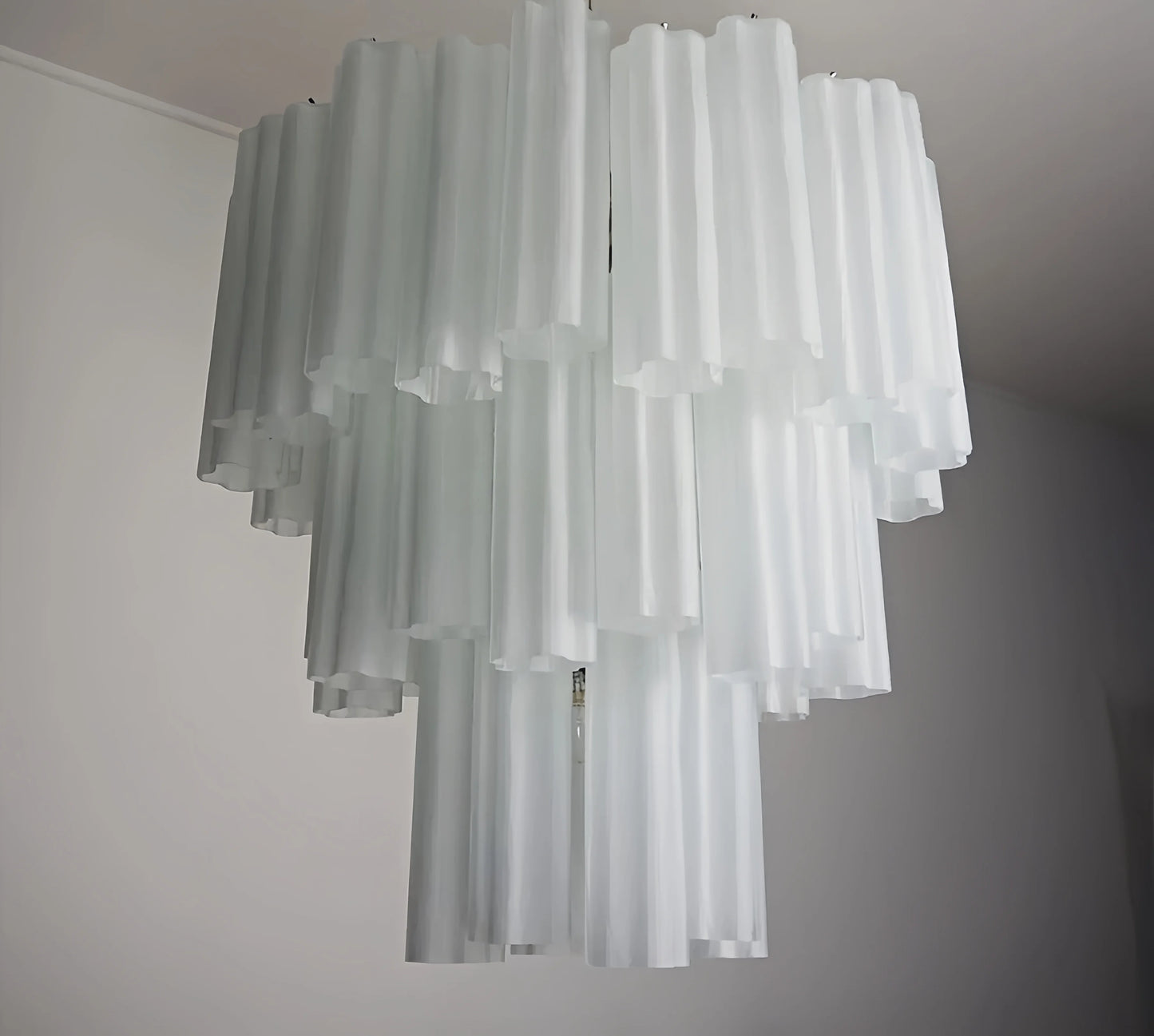 Frosted glass led chandelier for bedroom and dining room