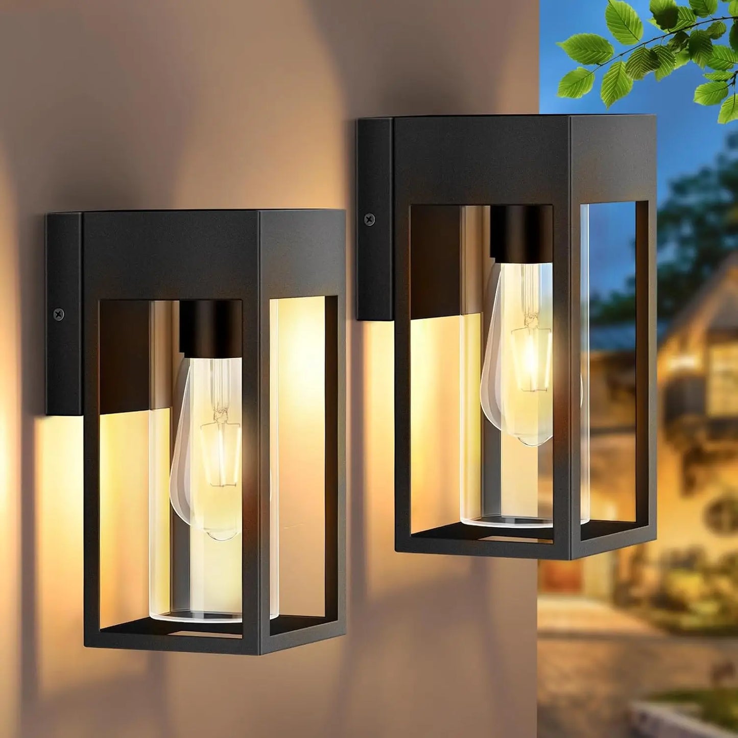Modern motion sensor porch lights