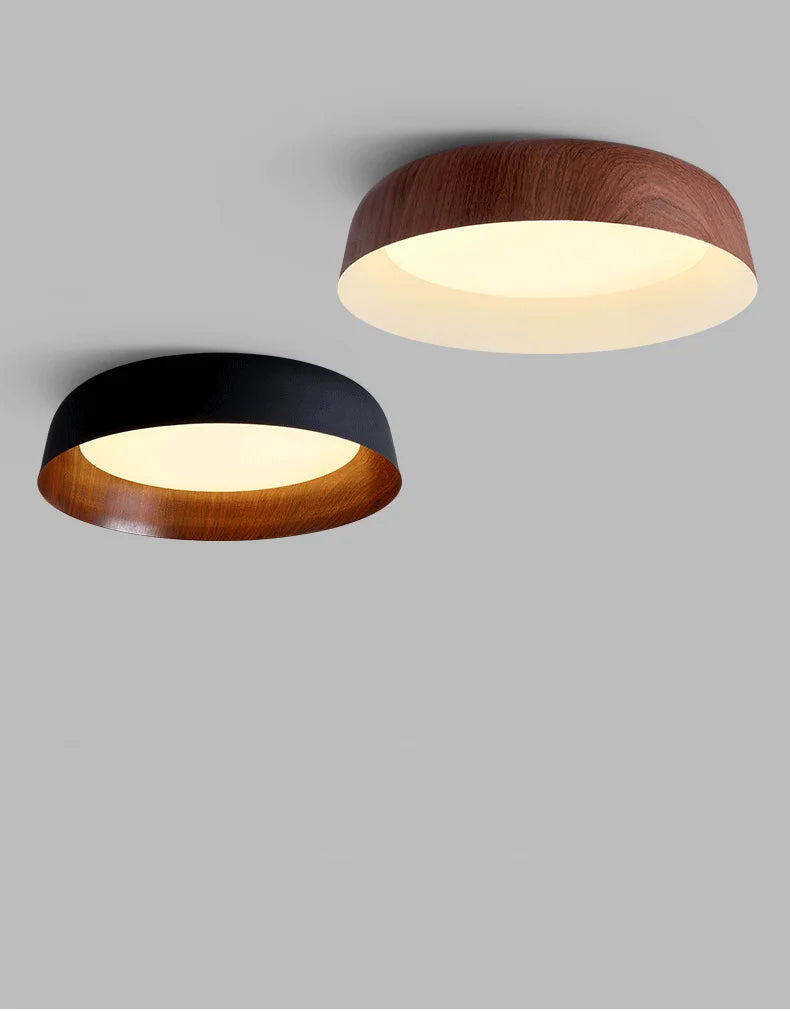 Nordic japanese wooden ceiling light