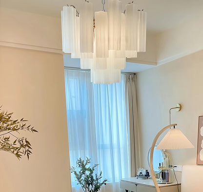 Frosted glass led chandelier for bedroom and dining room