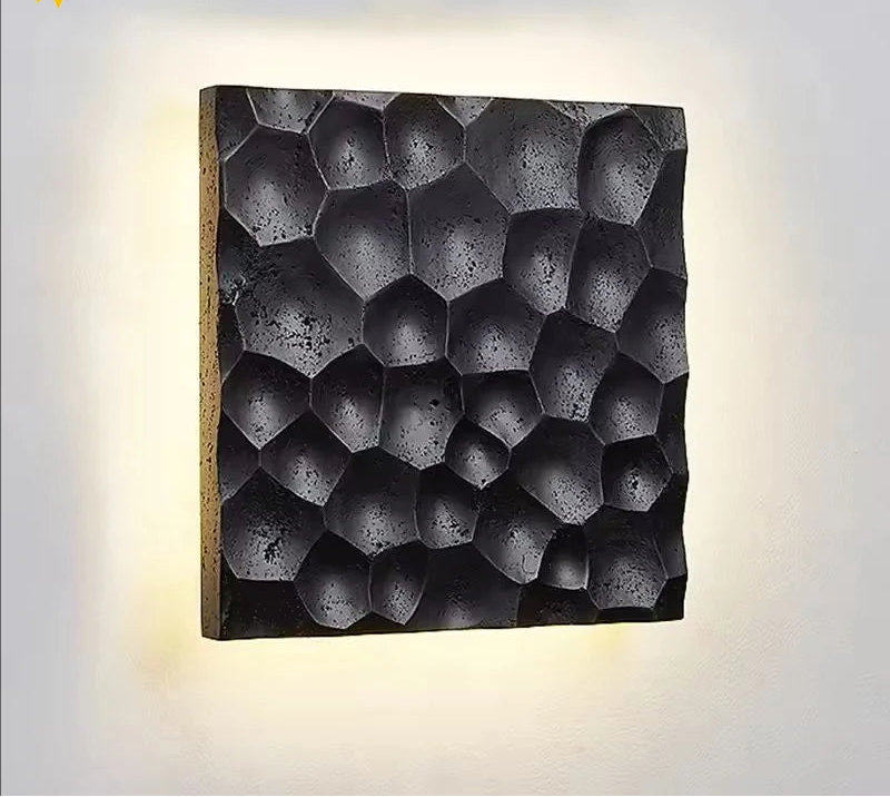 Applique murale décorative 3D Wabi-sabi