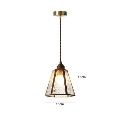 Suspension LED en céramique blanche et cuivre