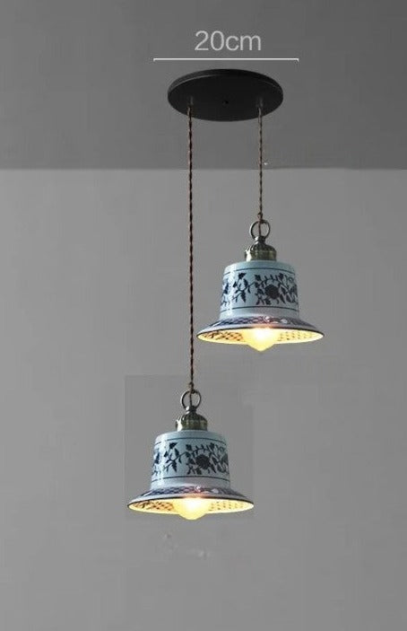 LUXELY modern simple ceramic LED pendant lamp