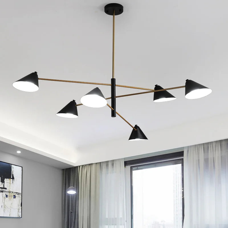 Nordic art ceiling light for dining